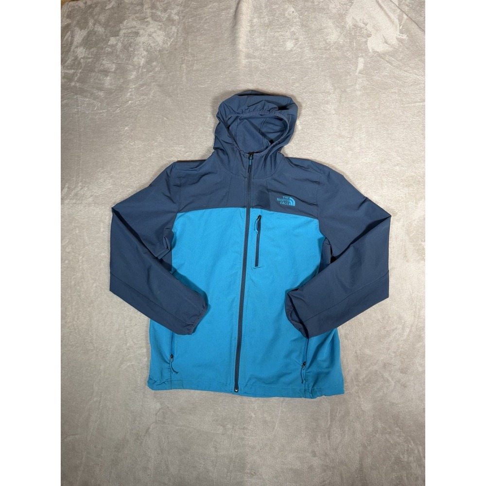 The North Face WindWall Men's Performance Jacket Two Tone Blue Full Zip Large